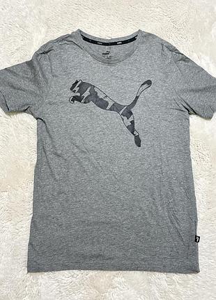 Сіра футболка puma