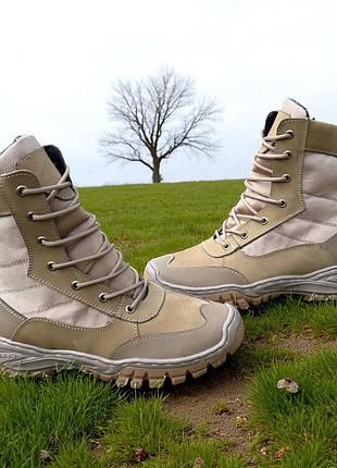 Тактические женские зимние берцы кожаные. 36-49р койот. для тяжелых погодных условий! dszf-2149 48