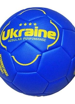 Мяч футбольный №3 "ukraine" (синий)