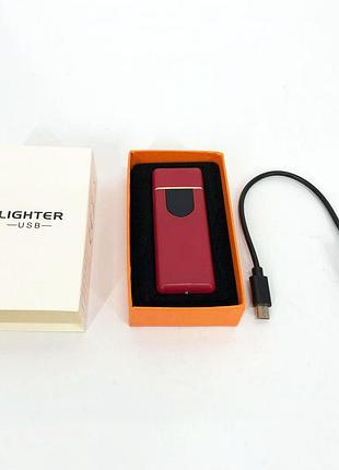 Електрозапальничка тактична usb, запальничка на зарядці, сенсорна запальничка із заряджанням від юсб gs-23