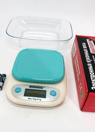 Точні електронні ваги для товарів matarix mx-403, цифрові ваги для харчових продуктів bo-50