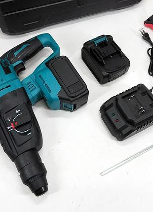 Перфоратор для ремонтных работ в квартире krafftec 48v 2 акб, перфоратор с функцией отбойного молотка cs-76 2