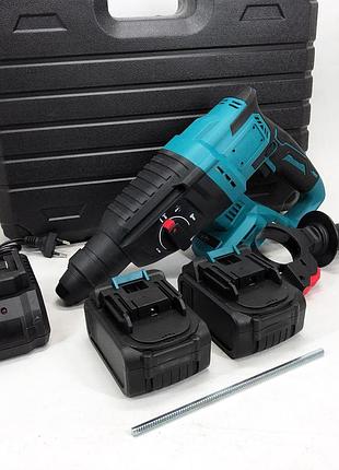 Перфоратор для ремонтных работ в квартире krafftec 48v 2 акб, перфоратор с функцией отбойного молотка cs-76 7