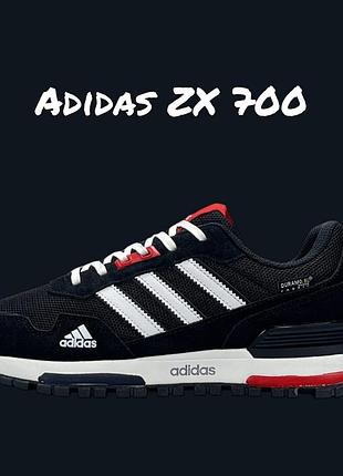 Adidas zx 700 black white red