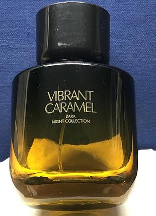 Из англии: флакон с остатком духов vibrant caramel (zara night collection); действительно оригинал! батч код: 50 310! дарю к любым 2 покупкам!