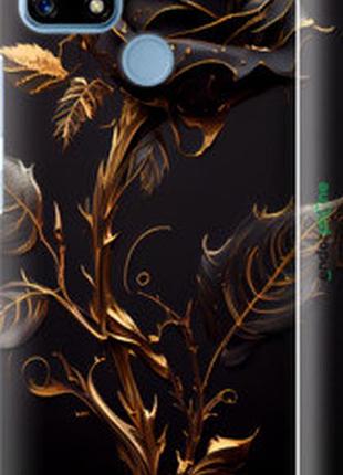 Чехол на realme c21 роза 3 "5552m-2321-2448"