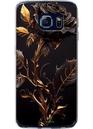 Чехол на samsung galaxy s6 edge g925f роза 3 "5552u-83-2448"