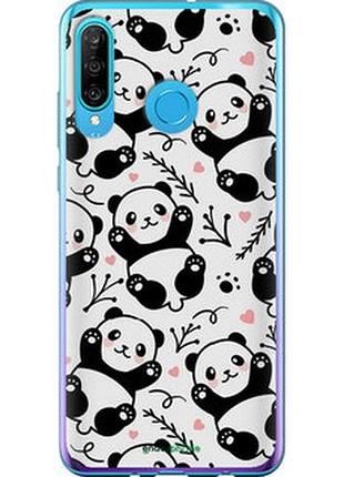 Чехол на huawei p30 lite панды "4318t-1651-2448"