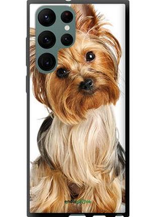 Чехол на samsung galaxy s22 ultra йоркширский терьер с хвостиком "930b-2500-2448"