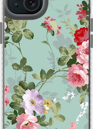 Чохол на iphone 15 plus квіткові шпалери 2 "862pc-3097-2448"