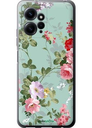 Чехол на xiaomi redmi note 12 4g цветочные обои 2 "862u-3021-2448"
