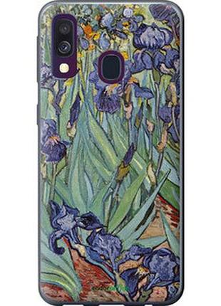 Чехол на samsung galaxy a40 2019 a405f винсент ван гог. ирисы "161t-1672-2448"