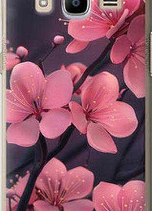 Чехол на samsung galaxy j2 (2016) j210 пурпурная сакура "6075u-270-2448"