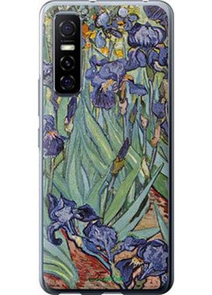 Чехол на vivo y73s винсент ван гог. ирисы "161u-2159-2448"