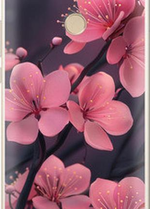 Чехол на xiaomi mi max 2 пурпурная сакура "6075t-994-2448"