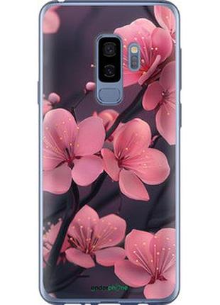 Чехол на samsung galaxy s9 plus пурпурная сакура "6075t-1365-2448"