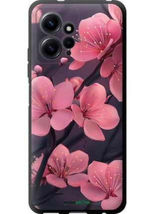 Чехол на xiaomi redmi note 12 4g пурпурная сакура "6075b-3021-2448"