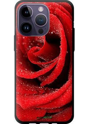Чехол на iphone 14 pro max красная роза "529b-2667-2448"