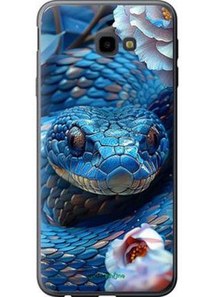 Чехол на samsung galaxy j4 plus 2018 blue snake "6079u-1594-2448"