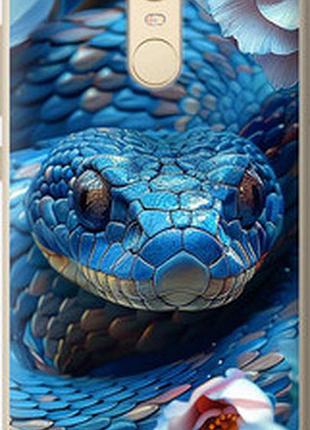 Чехол на xiaomi redmi note 3 pro blue snake "6079t-335-2448"