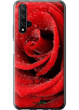 Чехол на huawei honor 20 красная роза "529u-1697-2448"