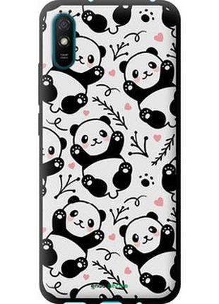 Чехол на xiaomi redmi 9a панды "4318b-2034-2448"