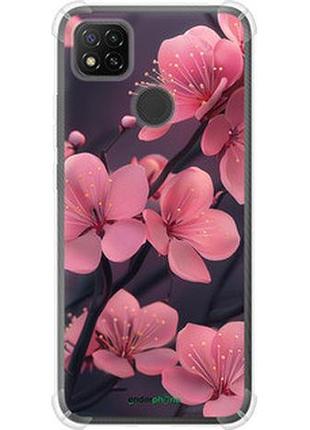Чехол на xiaomi redmi 9c пурпурная сакура "6075sp-2035-2448"