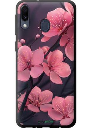 Чехол на samsung galaxy m20 пурпурная сакура "6075b-1660-2448"