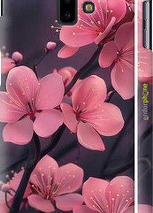 Чехол на samsung galaxy j6 plus 2018 пурпурная сакура "6075m-1586-2448"