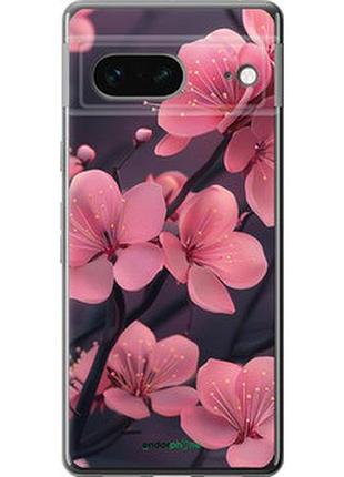 Чехол на google pixel 7 пурпурная сакура "6075u-2839-2448"