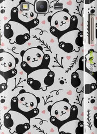 Чехол на samsung galaxy grand prime g530h панды "4318m-74-2448"