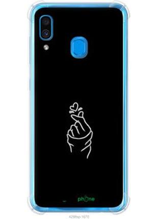 Чехол на samsung galaxy a20 2019 a205f love you "4298sp-1761-2448"