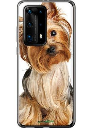 Чехол на huawei p40 pro plus йоркширский терьер с хвостиком "930u-1917-2448"