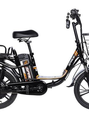 Электровелосипед 18" al space eeldorado рама 15" 48b 15а*ч 500вт черный (elb-sp-18-007)