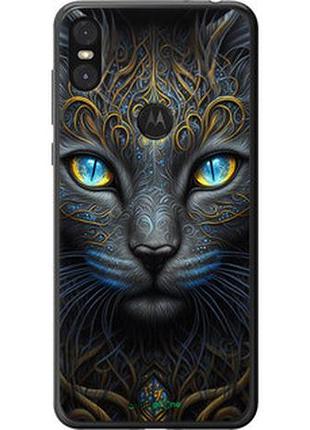 Чехол на motorola one кошка "5548u-1589-2448"