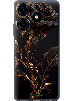 Чехол на tecno spark 10 pro роза 3 "5552u-3022-2448"