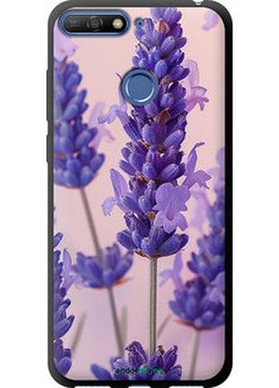 Чехол на huawei y6 prime 2018 лаванда "6037b-1441-2448"