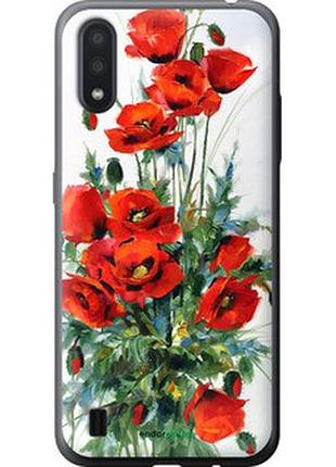 Чехол на samsung galaxy a01 a015f маки "523u-1842-2448"