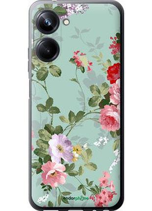 Чехол на realme 10 pro цветочные обои 2 "862u-2945-2448"