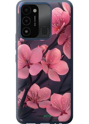 Чехол на tecno spark 8c kg5k пурпурная сакура "6075u-2680-2448"
