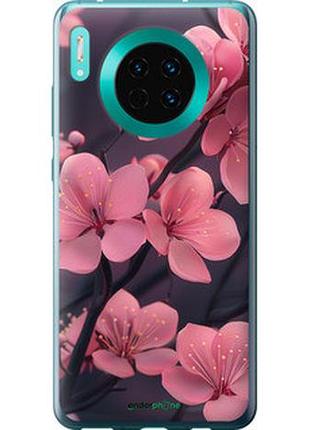 Чехол на huawei mate 30 пурпурная сакура "6075u-1773-2448"
