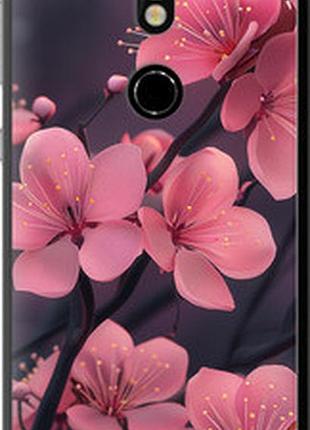Чехол на nokia 7 пурпурная сакура "6075u-1367-2448"
