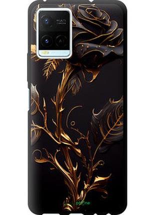 Чехол на vivo y21s роза 3 "5552b-2550-2448"
