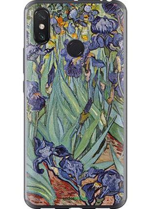Чехол на xiaomi mi max 3 винсент ван гог. ирисы "161t-1534-2448"