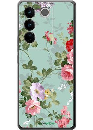 Чехол на vivo s16 pro цветочные обои 2 "862u-3123-2448"