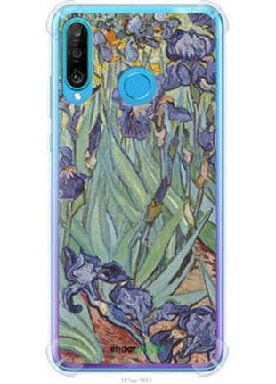 Чехол на huawei p30 lite винсент ван гог. ирисы "161sp-1651-2448"
