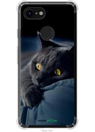 Чохол на google pixel 3 димчастий кіт "825sp-1528-2448"