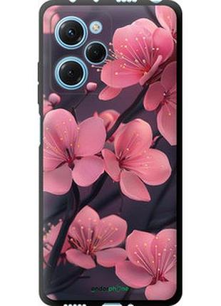 Чохол на xiaomi poco x5 pro 5g пурпурова сакура "6075b-3027-2448"