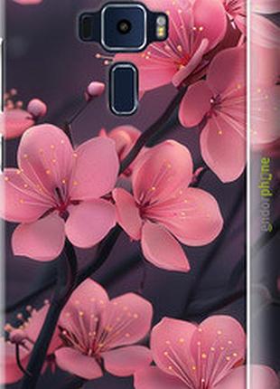 Чохол на asus zenfone 3 ze520kl пурпурова сакура "6075m-449-2448"