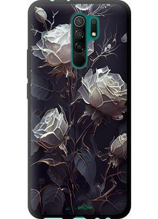Чехол на xiaomi redmi 9 розы 2 "5550b-2019-2448"